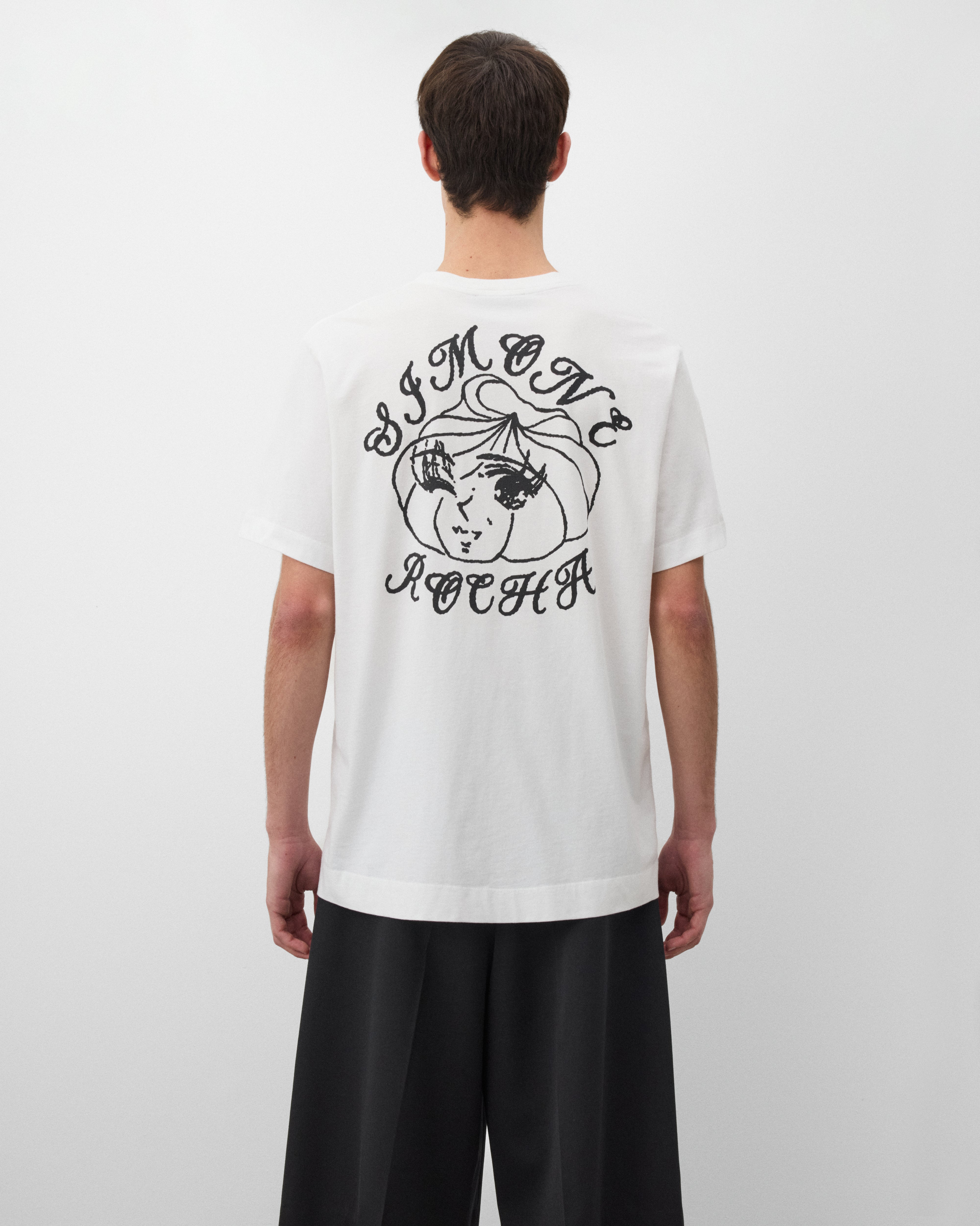 Simone Rocha: Men's Ming Ming T-Shirt (White) | DSMNY E-SHOP