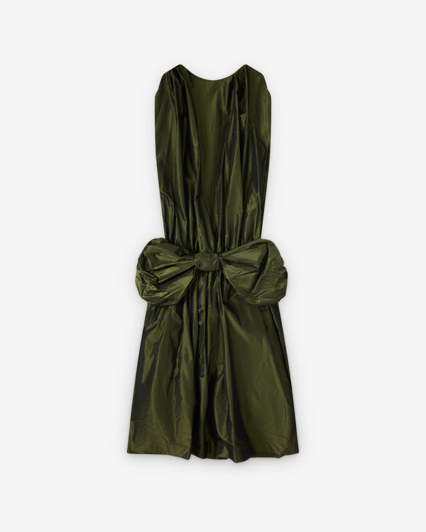 Simone Rocha - Women's Bow Hem Cascade Egg Dress - (Moss)