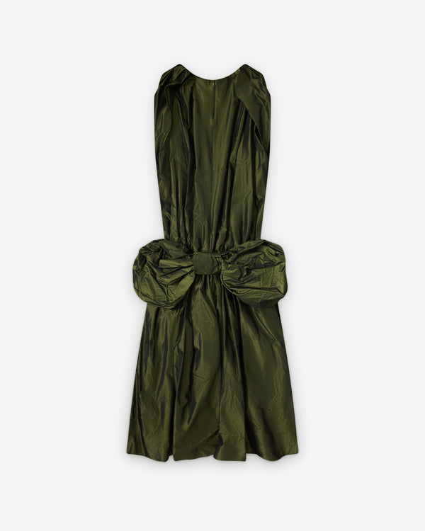 Simone Rocha - Women's Bow Hem Cascade Egg Dress - (Moss)