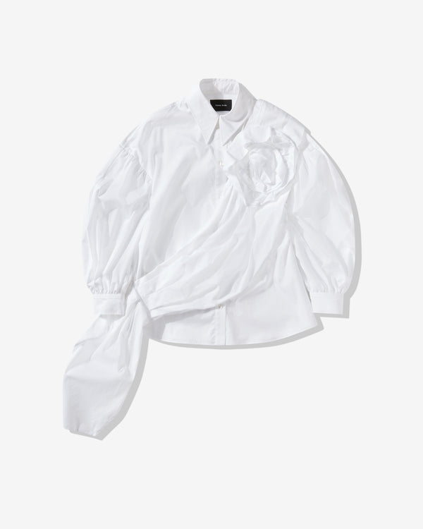 Simone Rocha - Women's Pressed Rose Sash Shirt - (White)