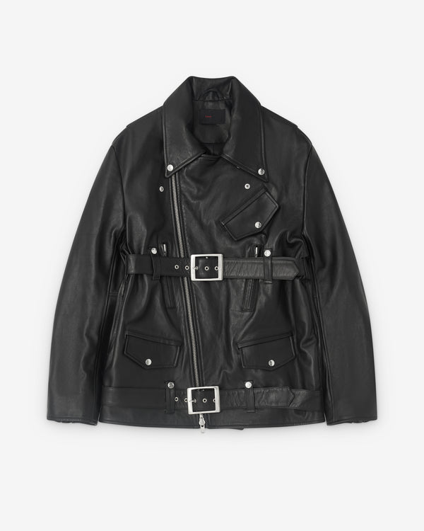 Simone Rocha - Men's Oversized Multi Belt Biker Jacket - (Black)