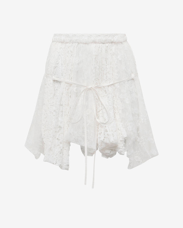 JW Anderson - Women's Mini Curtain Skirt - (White)