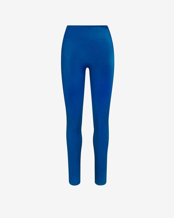 NikeSKIMS - Women's High-Waisted Bonded Satin Shine 26" Leggings - (Cobalt)