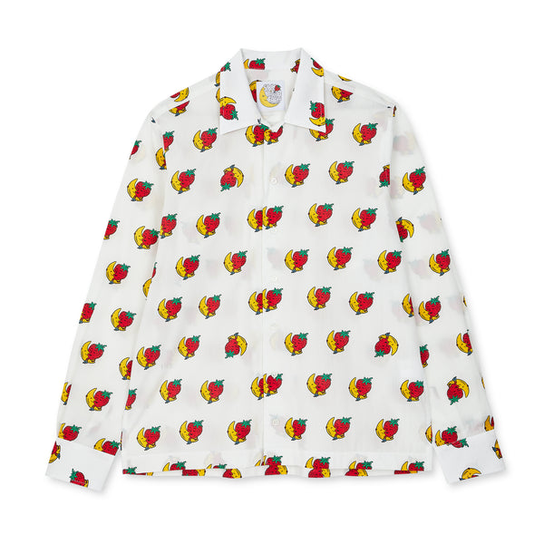 Sky High Farm - Logo Printed L/S Shirt - (White)