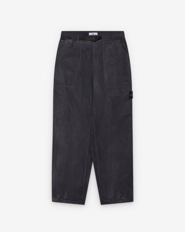 Stone Island - Men's Dence Nylon-TC Hand Sprayed Reflective Trousers - (Black)