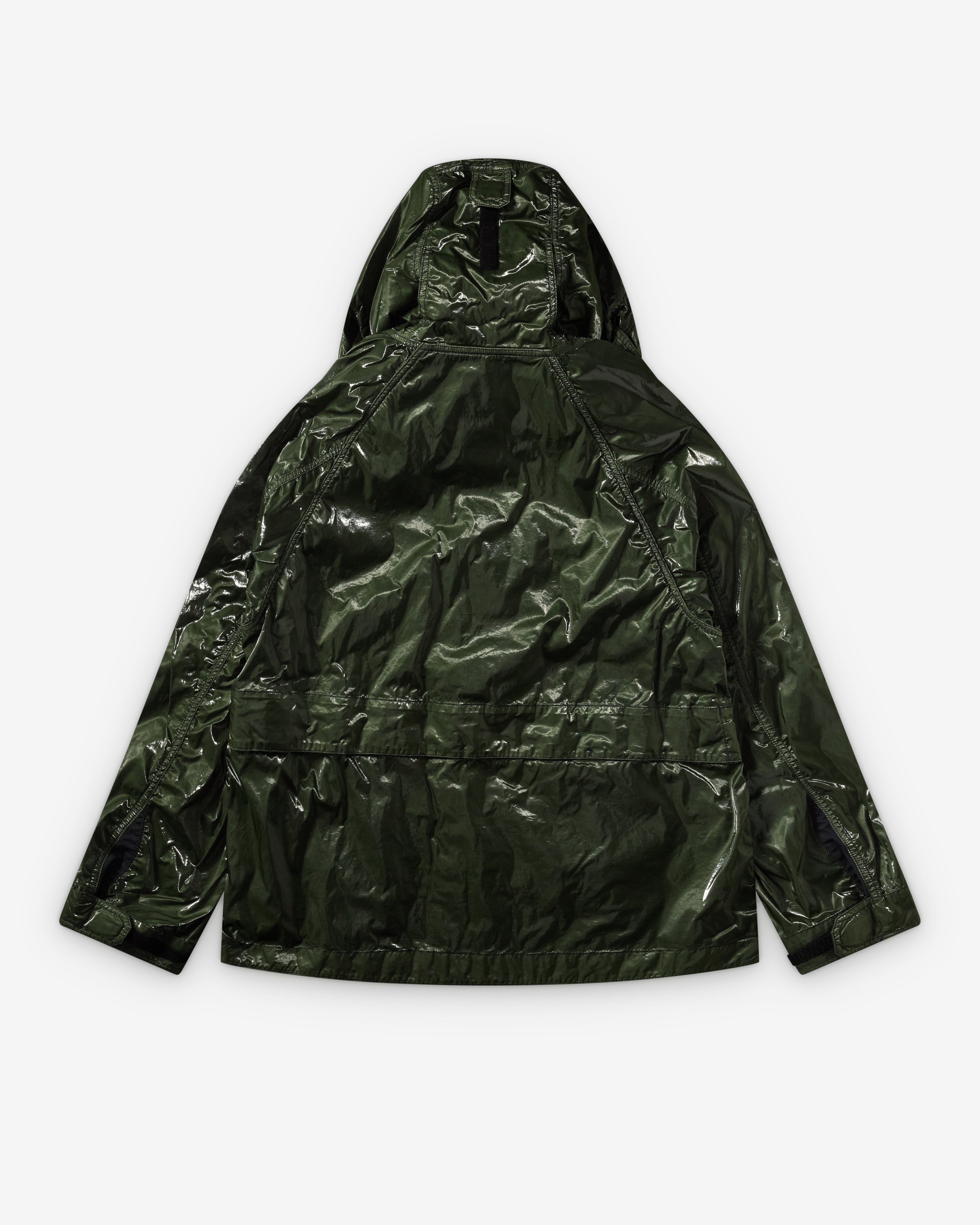 Stone Island: Men's New Balance Hooded Parka (Juniper) | DSMNY E-SHOP