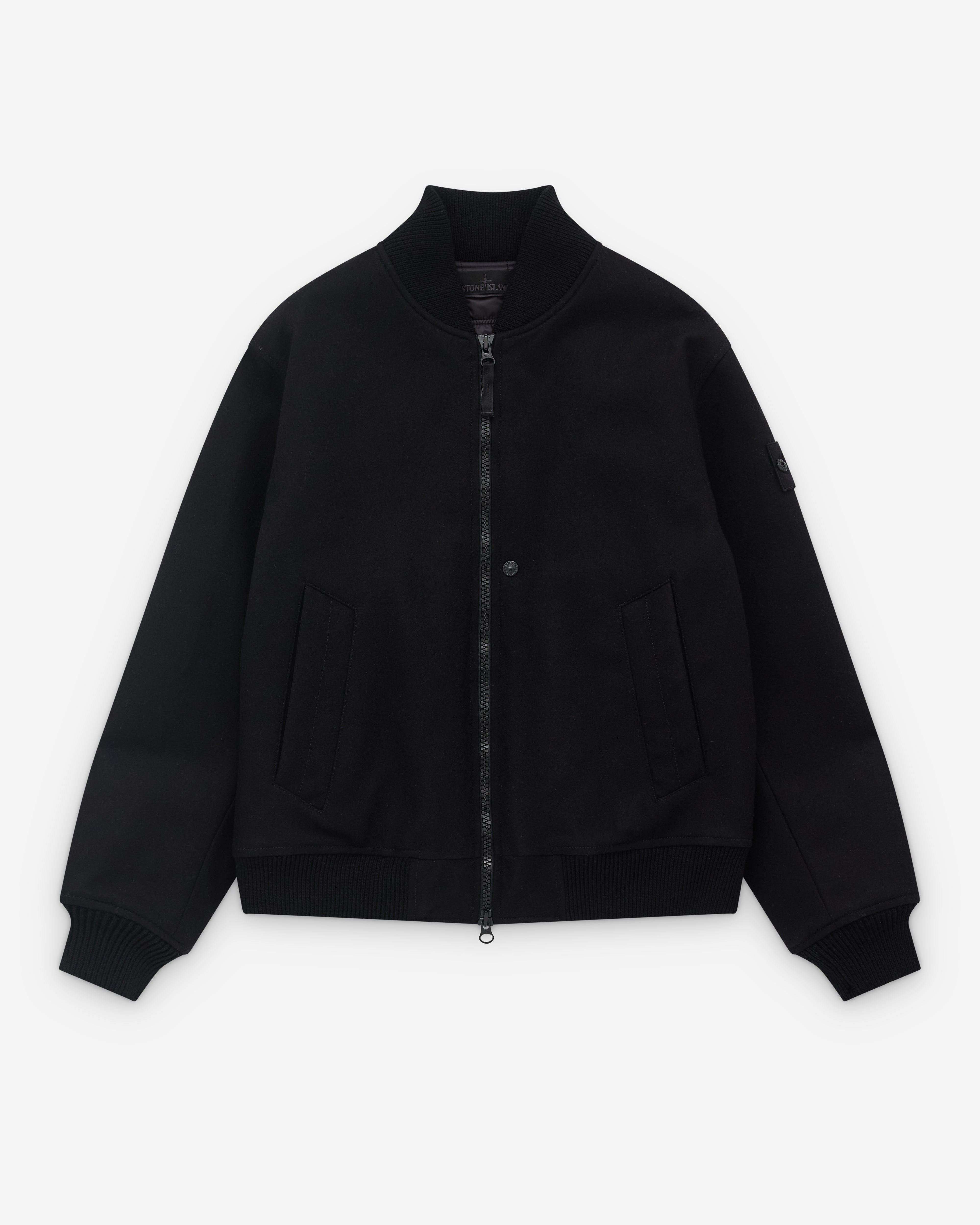Stone Island: Men's Ghost Bomber Jacket (Black) | DSMNY E-SHOP Stone Island: Men's Ghost Bomber Jacket (Black) | DSMNY E-SHOP