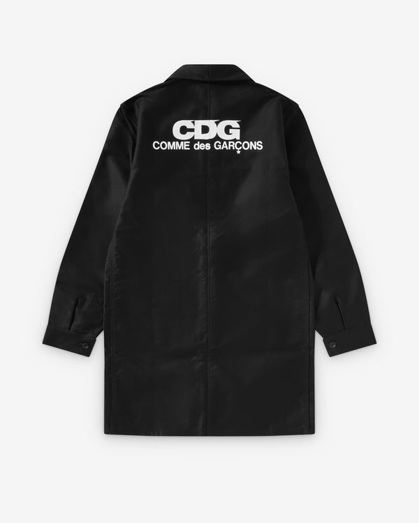 CDG - Long Le Laboureur Work Jacket - (Black)