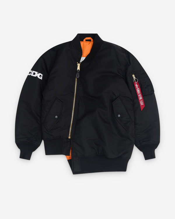 CDG - Alpha Industries Reversible Bias MA-1 Jacket - (Black)
