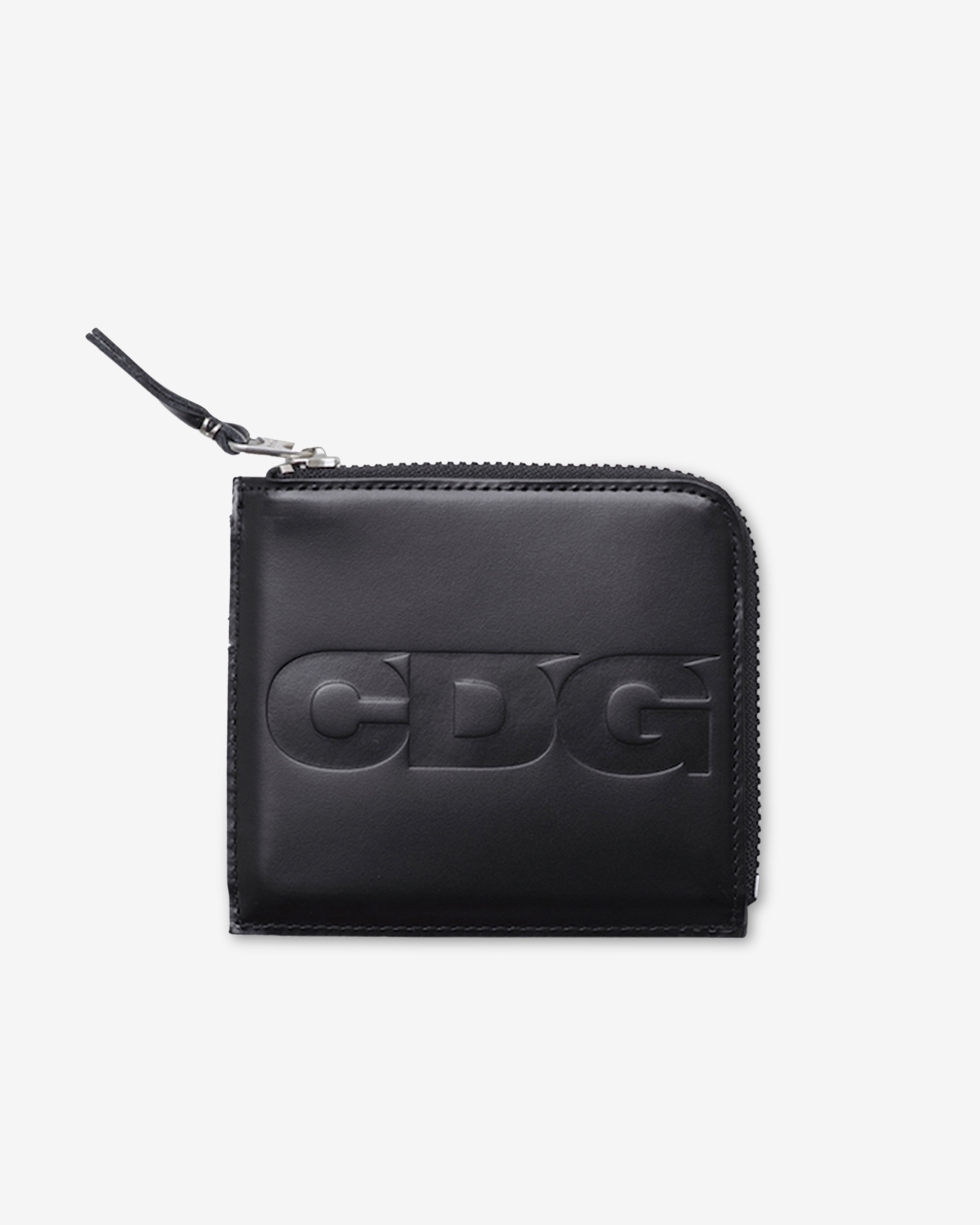 【新品】CDG WALLET2 / EMBOSSED LOGO CDG: Embossed Logo Wallet (SA3100 Black) | DSMNY E-SHOP