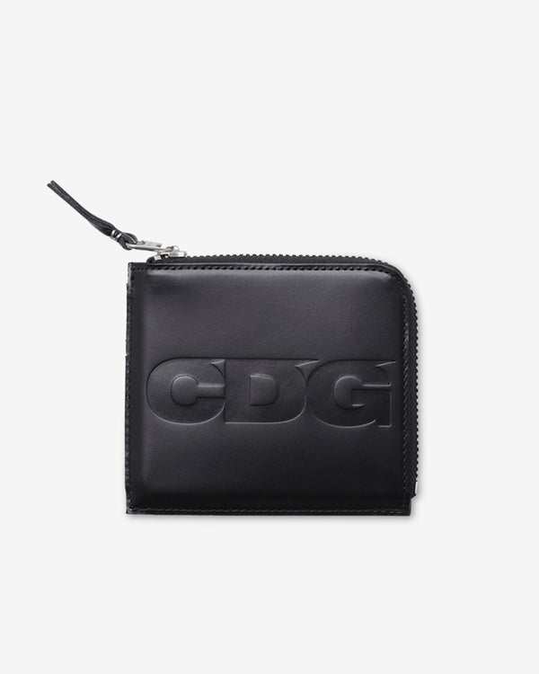 CDG - Embossed Logo Wallet - (SA3100 Black)