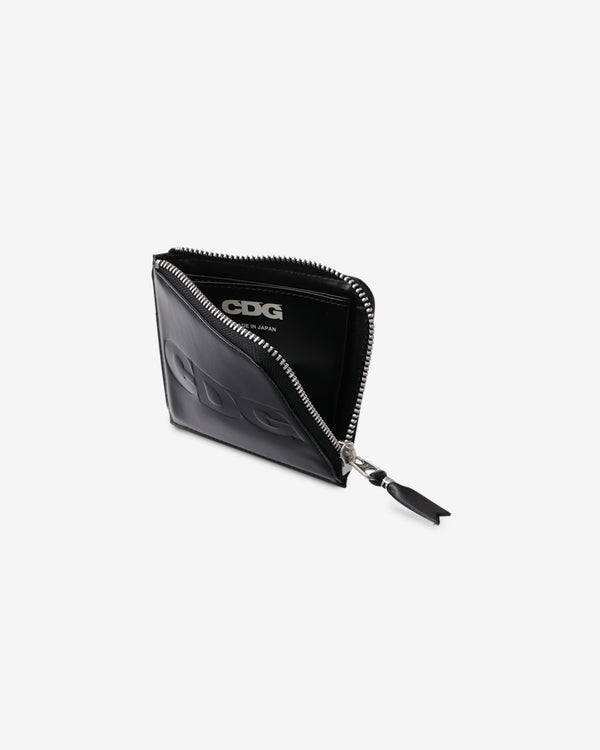 CDG - Embossed Logo Wallet - (SA3100 Black)