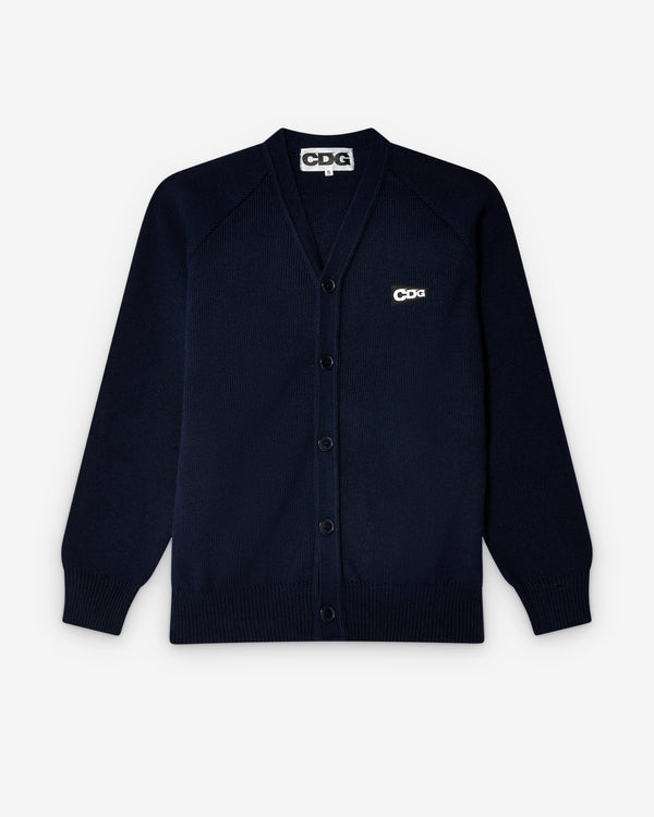 CDG - Patch Cardigan - (Navy)