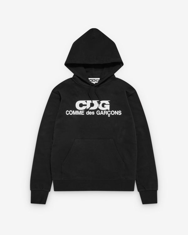 CDG - Logo Hooded Sweatshirt - (Black)