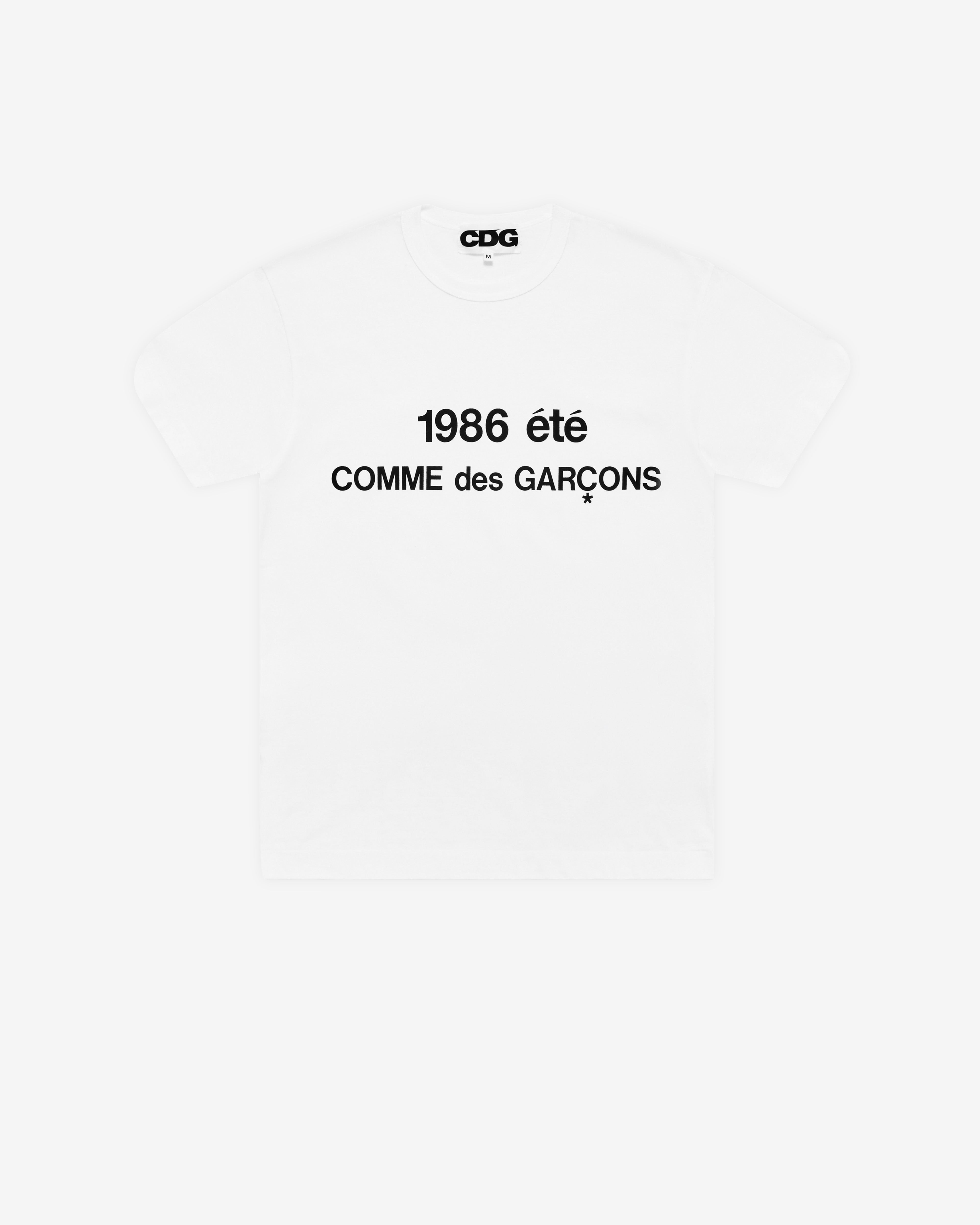 CDG: 1986 Comme des Garçons T-Shirt (White) | DSMNY E-SHOP