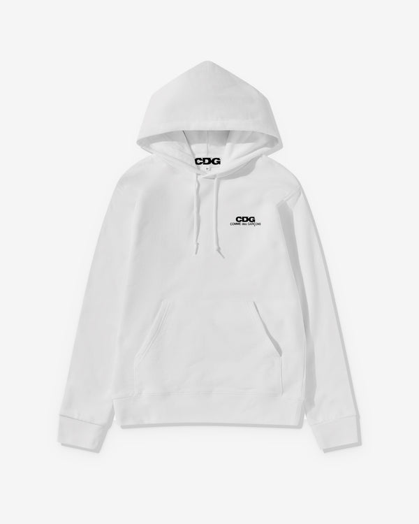 CDG - Logo Hooded Sweatshirt - (White)