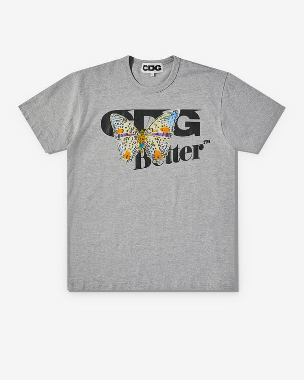 CDG - Better™ Gift Shop Butterfly T-Shirt - (Grey)