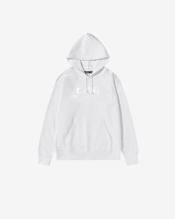 CDG - Monochrome Logo Hoodie - (White)