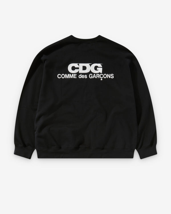 CDG - Oversized Sweatshirt - (Black)