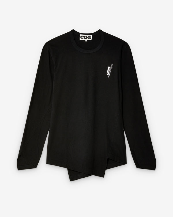 CDG - Twist Long Sleeve T-Shirt - (Black)