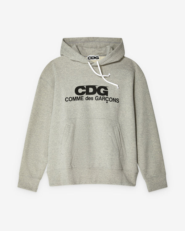 CDG - Logo Hooded Sweatshirt - (Grey)