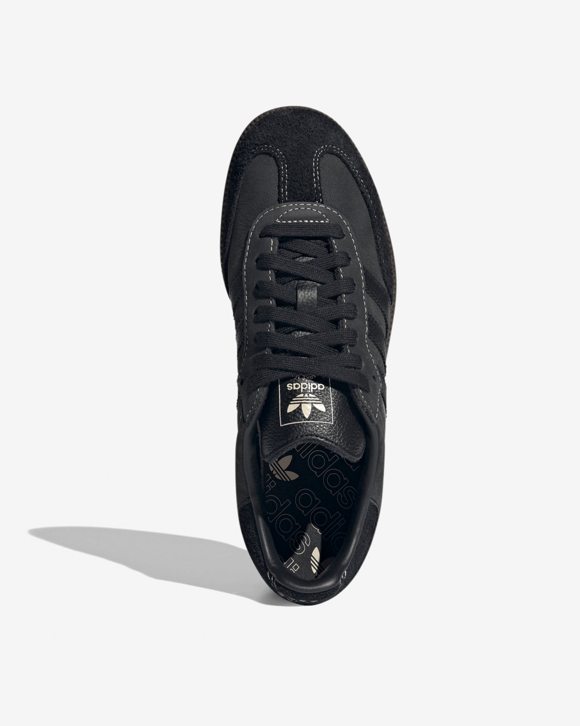 Adidas - Samba OG Sneakers - (Black/Sand) view 2, Click to Zoom in