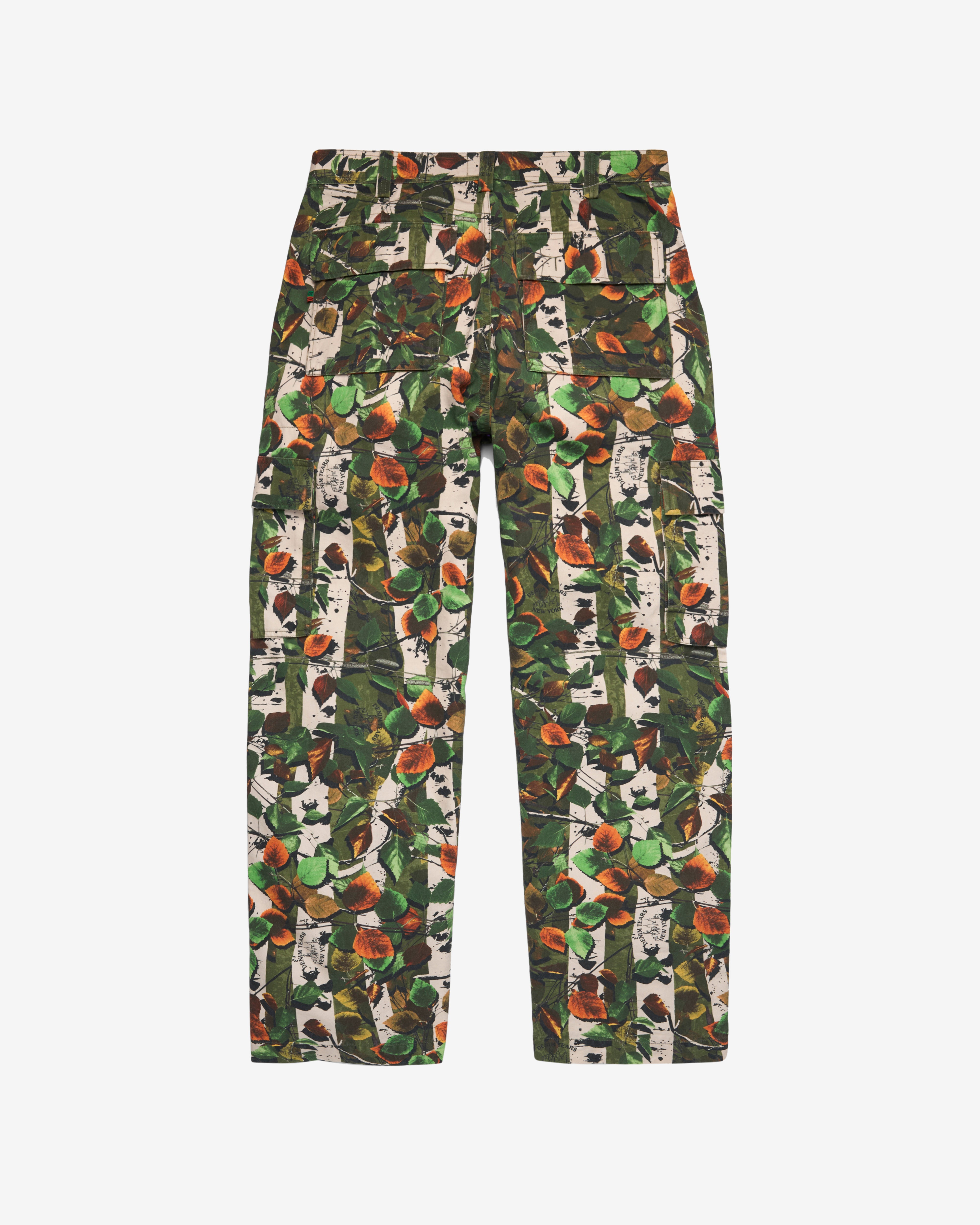 Denim Tears: Men's Seasonal Cargo Pant (Green / Camo) | DSMNY E-SHOP