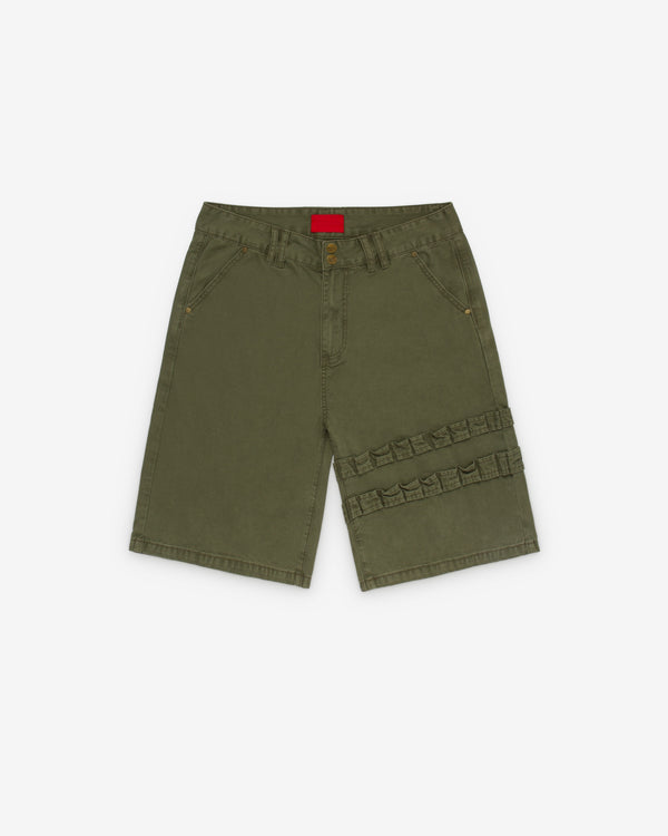 Fugazi - Men's Shotgun Shorts - (Olive)