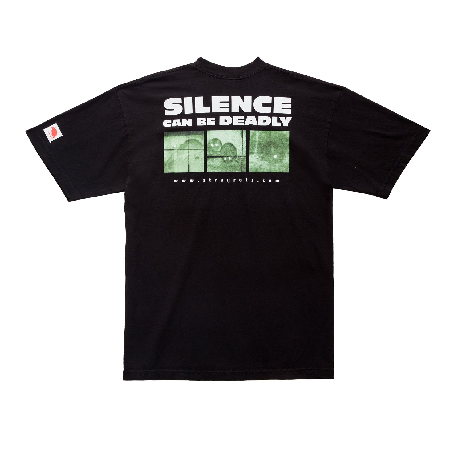 Stray Rats - Silence Tee - (Black) – DSMNY E-SHOP