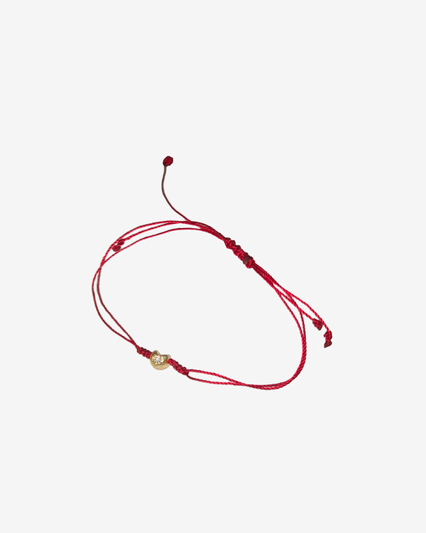 Weinan Pan - Small Fortune Cookie Bracelet - (Red)