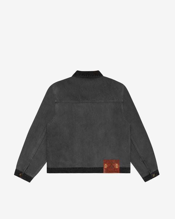 Fugazi - Men's Soot Denim Jacket - (Grey)