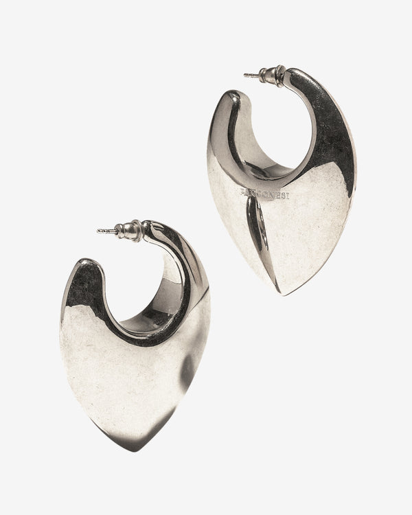 Panconesi - Spada Drop Hoops - (Silver)