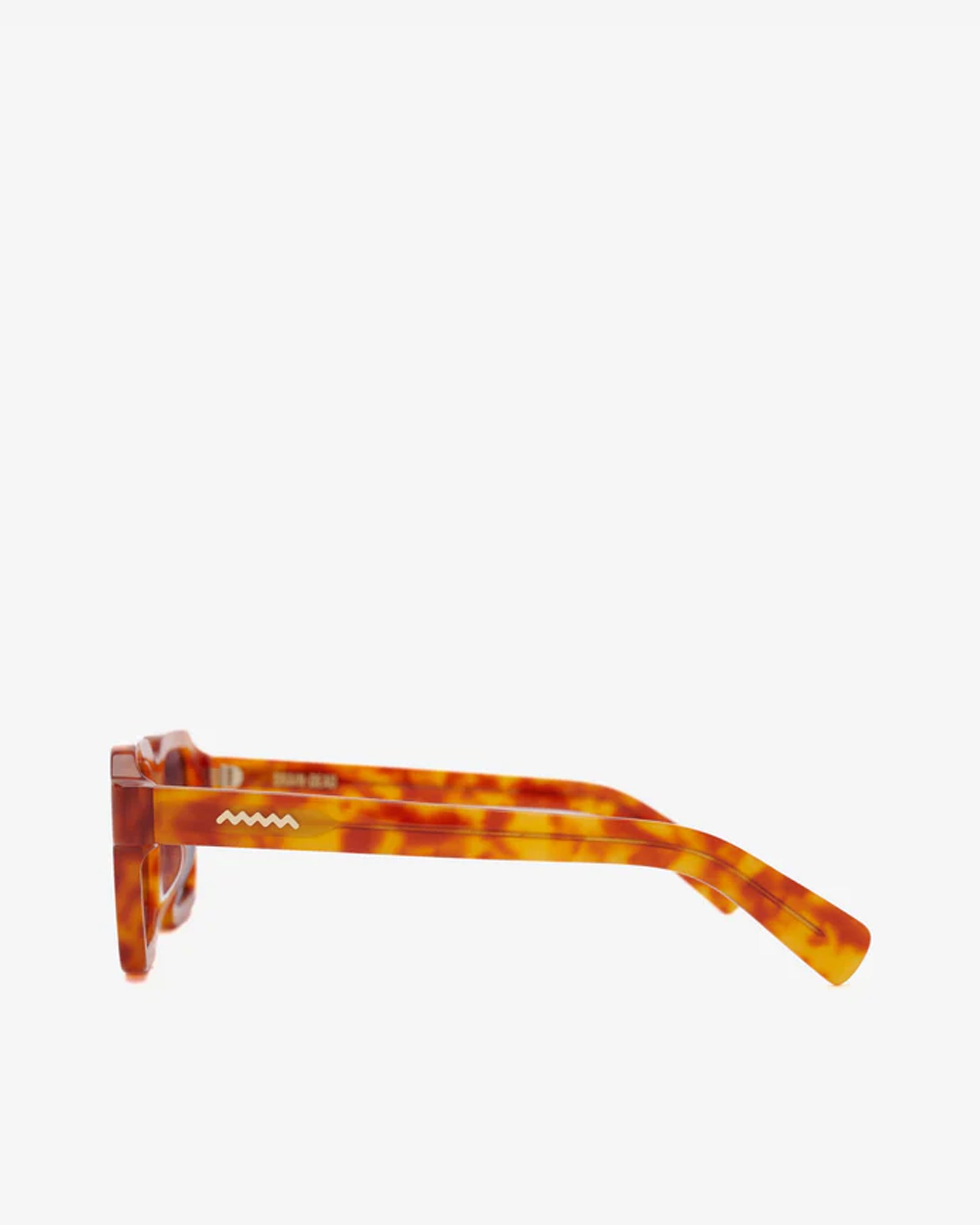 Brain Dead - Staunton Post Modern Primitive Eye Protection Sunglasses - (Honey Tortoise) view 2, Click to Zoom in