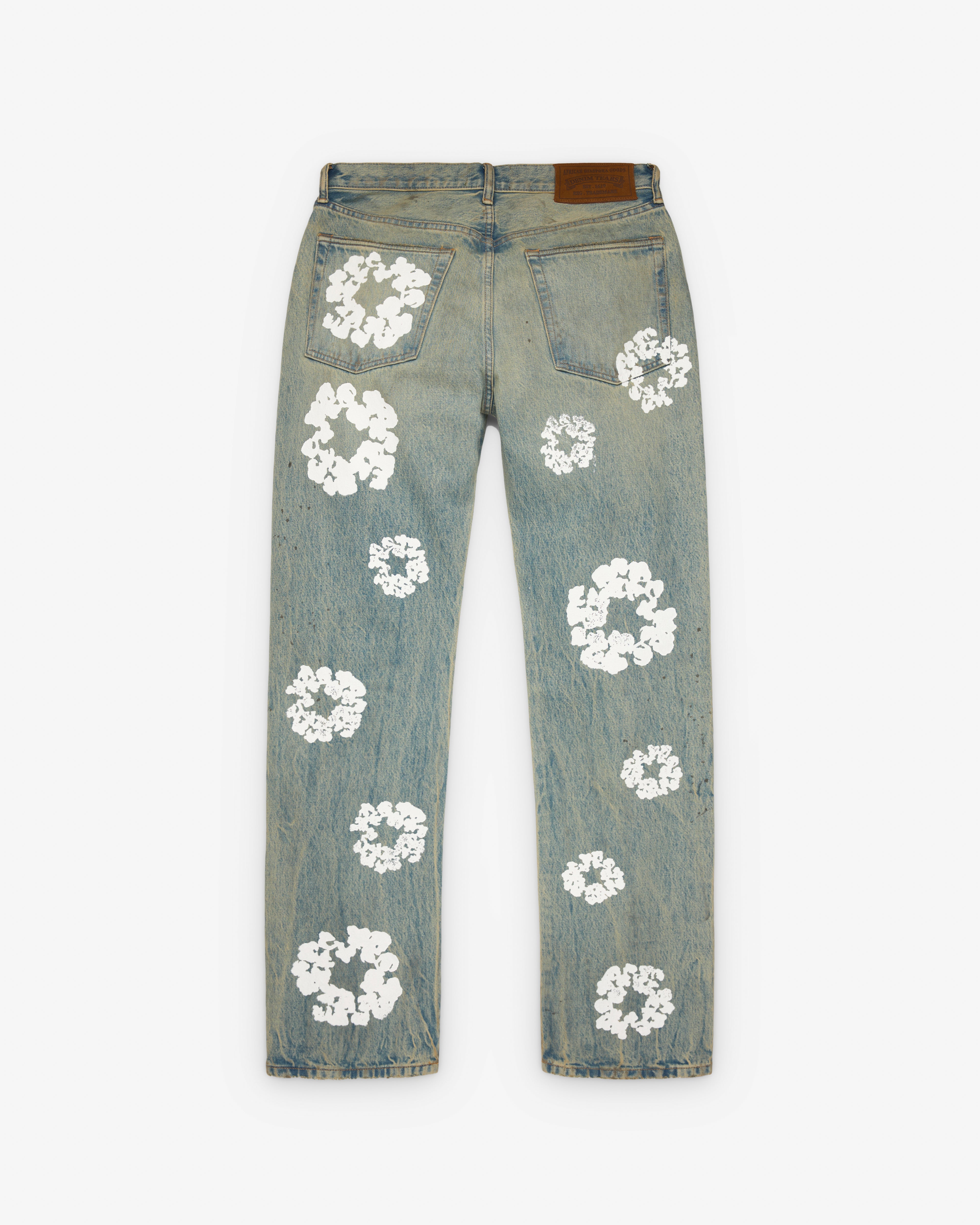 Denim Tears: Men's Straight Denim Pants (Dirty Wash) | DSMNY E-SHOP