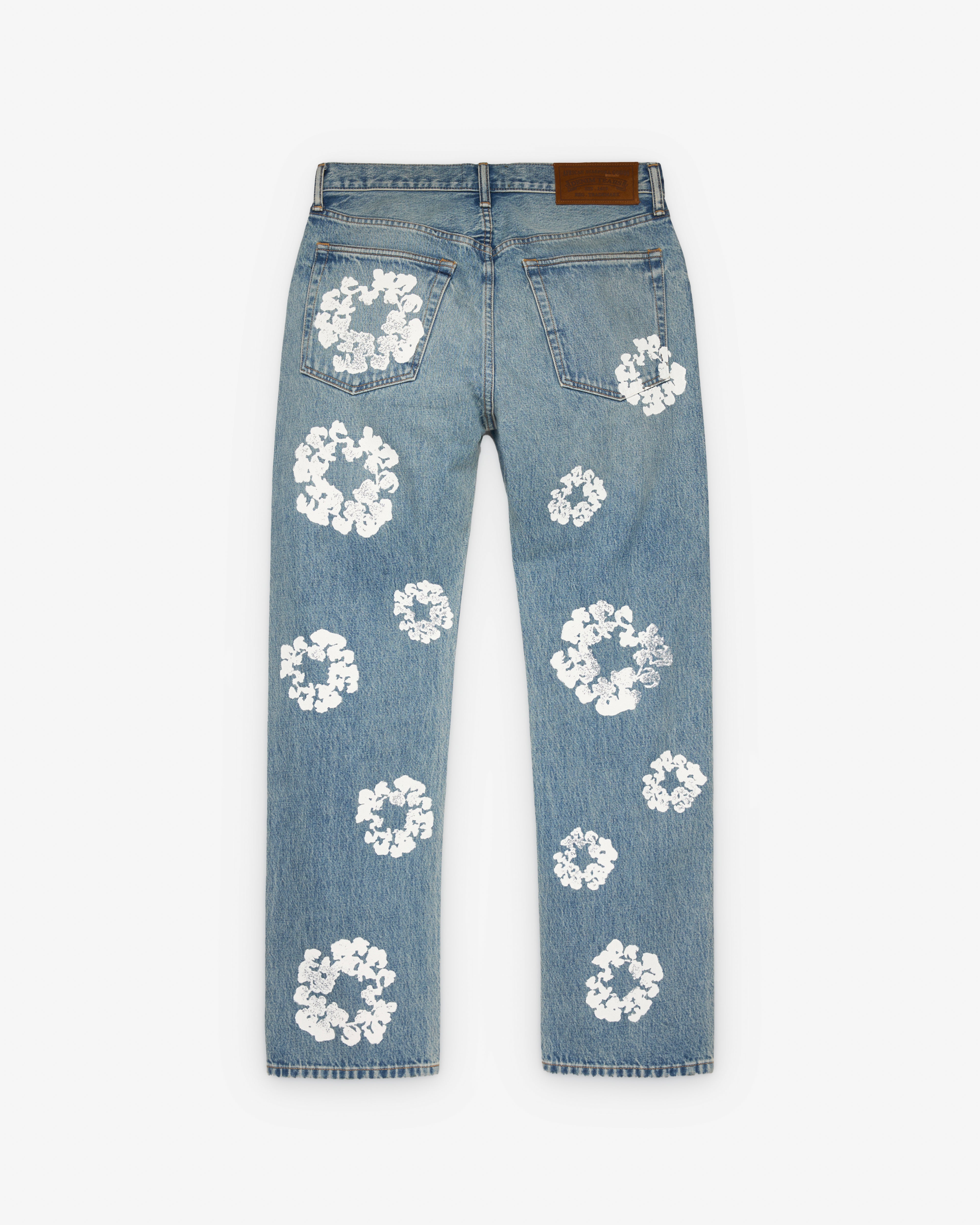 Denim Tears: Men's Straight Denim Pants (Light Wash) | DSMNY E-SHOP