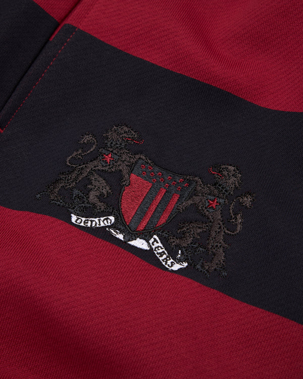 Denim Tears - Men's Striped Open Hem Sweatpants - (Red / Navy)