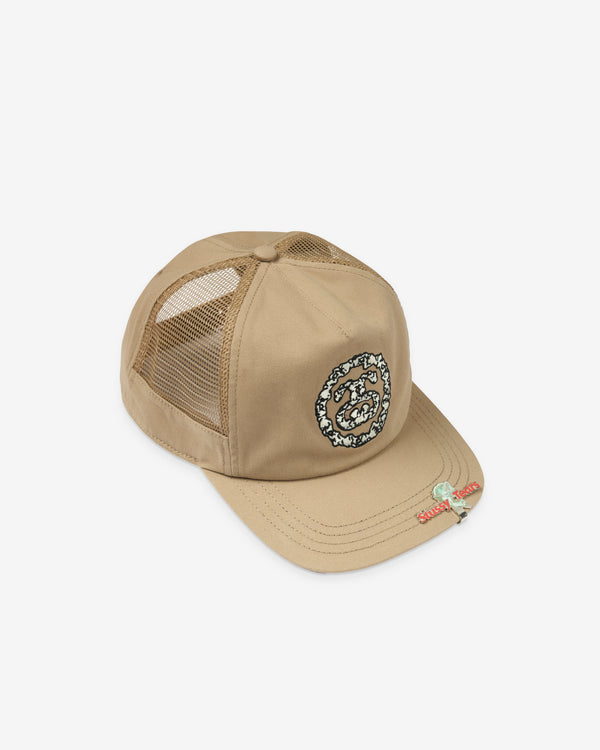 Denim Tears X Stüssy - Men's Logo Cap - (Khaki)