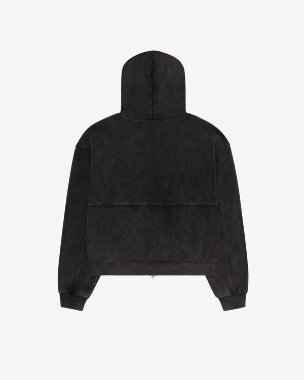 Fugazi - Men's Super Duty Zip Hoodie - (Washed Black)