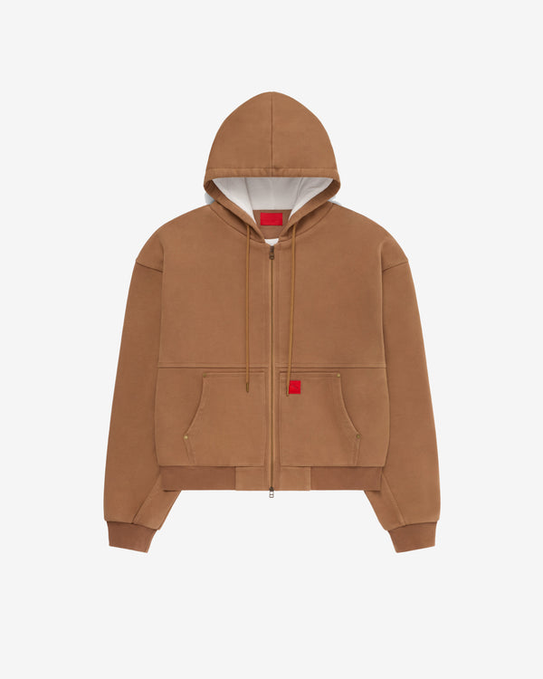 Fugazi - Men's Super Duty Zip Hoodie - (Tan)