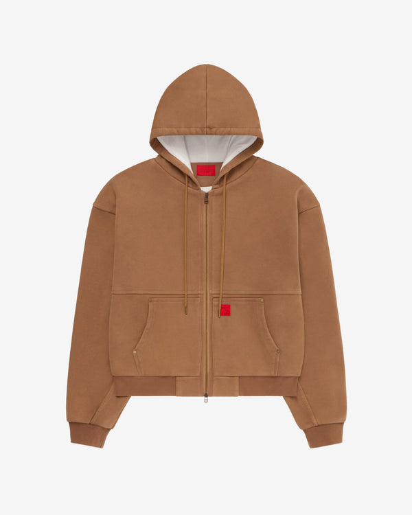 Fugazi - Men's Super Duty Zip Hoodie - (Tan)