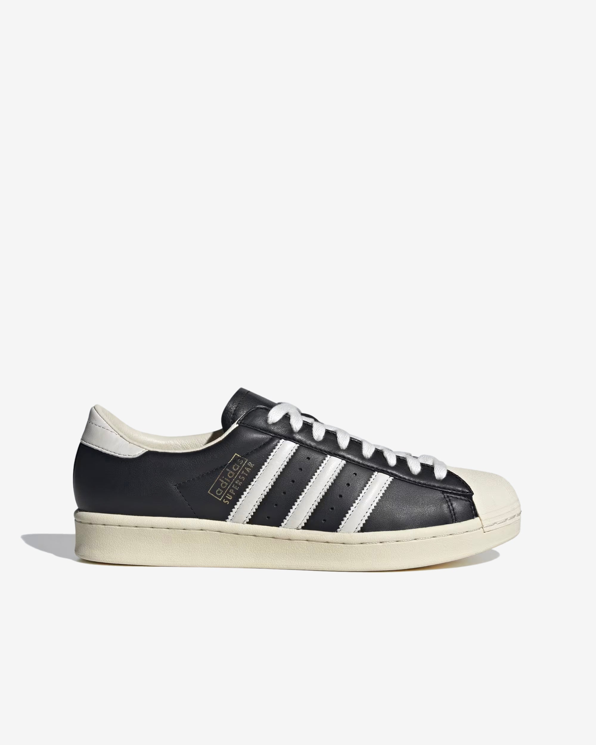 Adidas - Men's Superstar Vintage Sneakers - (Core Black/White) view 1, Click to Zoom in