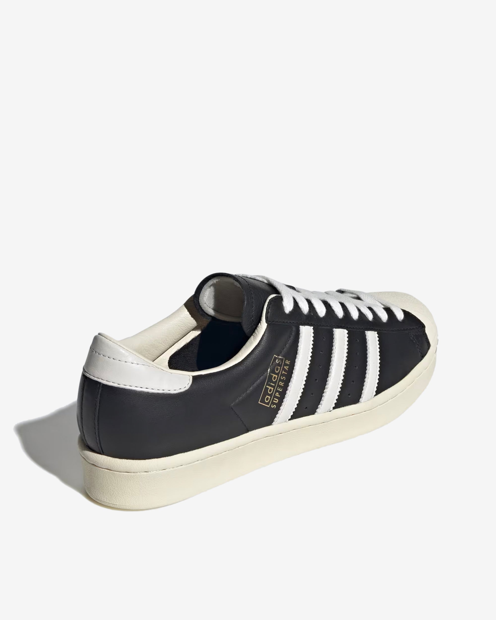Adidas - Men's Superstar Vintage Sneakers - (Core Black/White) view 3, Click to Zoom in