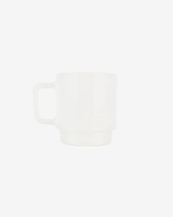 Brain Dead - Surf Bird Milk Glass Mug - (White)