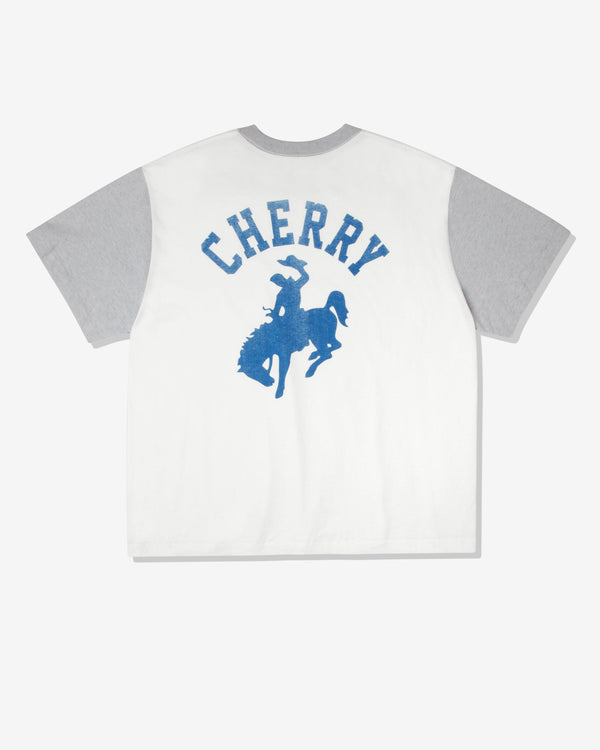 Cherry - Men's Athletic Boxy T-Shirt - (Heather Grey)