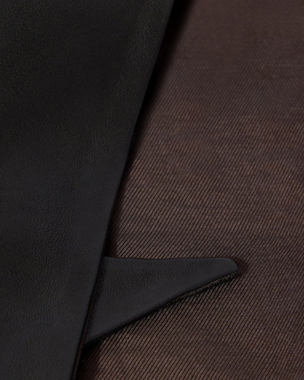 Lemaire - Women's Leather Triangle Scarf - (Black)
