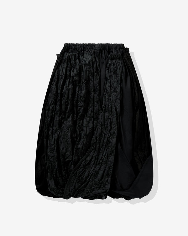 Tao - Women's Voluminous Wide Trousers - (Black)