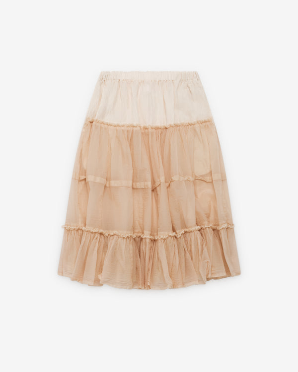 Tao - Women's Tiered Ruffle Skirt - (Pink)