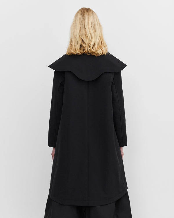 Tao - Women's Double Breasted Coat - (Black)
