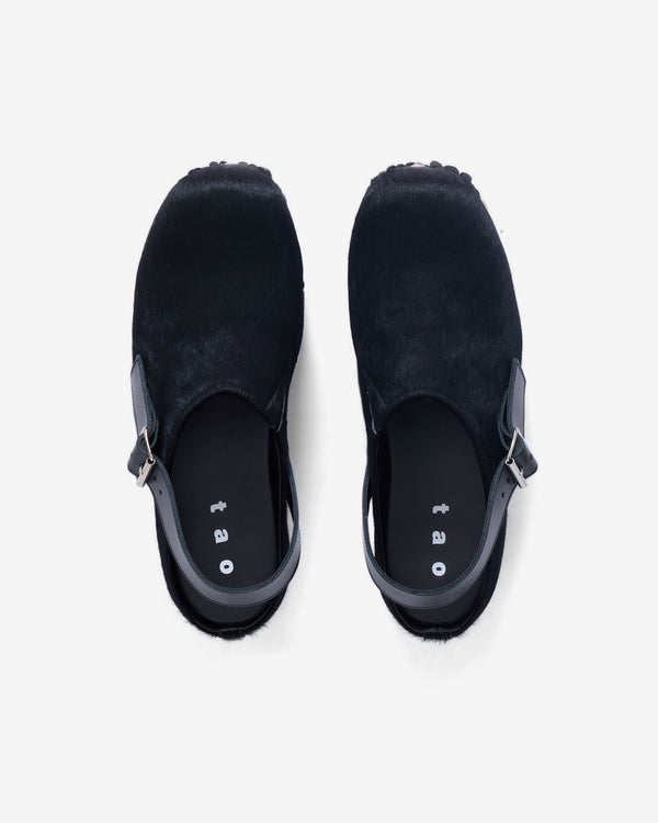 Tao - Women's Calf Hair Sandals - (Black)