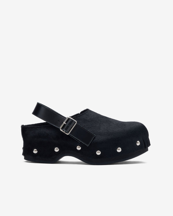 Tao - Women's Calf Hair Sandals - (Black)